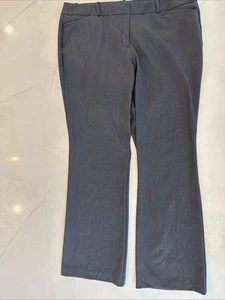 Worthington Women’s Modern Fit Trousers Gray Wide Leg Pants Size 16W - Picture 1 of 9