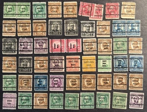 ALTE UNITED STATES BUREAU U.S. PRECANCELLED BRIEFMARKEN SAMMLUNG 1923 - 1932 (225 $) - Bild 1 von 2