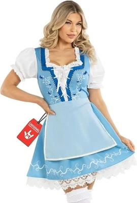 MORPH COSTUMES Women`s Oktoberfest Costume Bavarian Dirndl German Beer Maiden Fancy Dress S-XL