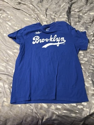 jackie robinson brooklyn dodgers nike shirt size large  - Image 1 of 4