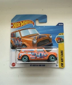 HOT WHEELS 2025 '67 AUSTIN MINI VAN, ORANGE, SHORT CARD. - Picture 1 of 2