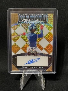 2024 Leaf Metal SEBASTIAN WALCOTT Diamond Wonders Gold Mojo Autograph - 1/1 - Bild 1 von 8