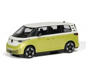 + VOLKSWAGEN VW ID.Buzz Modellauto Iscale 1:43 weiss/gelb 1T3099300D1B - Bild 1 von 3