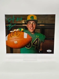 Drayk Bowen Notre Dame signiertes 8x10 Foto JSA Zertifikat - Bild 1 von 3