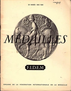 MEDAILLES May 1969 issue published by F.I.D.E.M. 42 pages - Picture 1 of 3