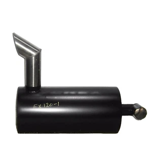 ESCAPE HITACHI EX120-1 - CAJA SILENCIADOR/SILENCIADOR CON TUBO DE SALIDA DE ACERO INOXIDABLE - Imagen 1 de 4