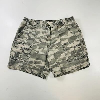 Pantalones Cortos Carga Savane Camuflados Verde Cintura Elástica Para Hombre Talla 38 Foto 1 de 4