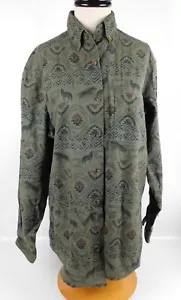 Woolrich Flanellhemd Herren Medium Southwest Coyote Ranch 100% Baumwolle - Bild 1 von 5
