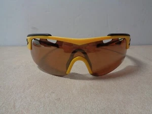 Spiuk Sunglasses Arqus Yellow/Black Cycling Touring Pro From Spain - Picture 1 of 8