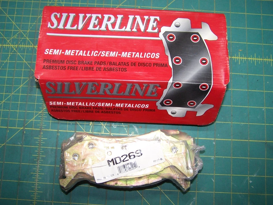 Pastillas de freno semi metálicas Silverline MD269 para Dodge, Chrysler, Plymouth DE COLECCIÓN Foto 1 de 2