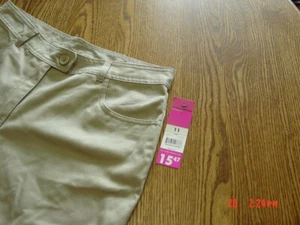 Older Girls Beige Capri's School Uniform by George READ MEASUREMENTS - Picture 1 of 4