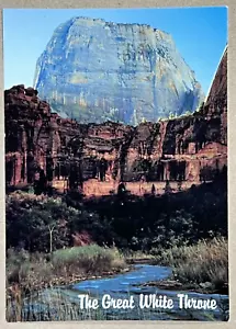 The Great White Throne Zion National Park Utah - Postcard - Picture 1 of 2