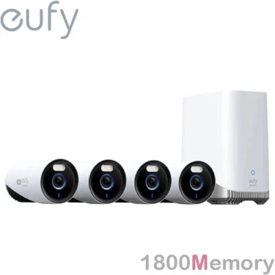 eufy Security eufyCam Cam E330 4K Pro Wireless Security Camera HomeBase IP67 - Image 1 of 4