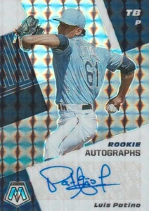 Autógrafos de novato Mosaic Luis Patino 2021 RAM-LP Prizm - Imagen 1 de 2