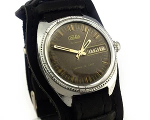 Slava Mechanical Mens Wristwatches Classic Vintage Soviet Watch - Picture 1 of 6