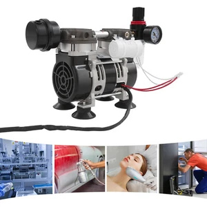 Bomba de vacío de laboratorio sin aceite, sin aceite, bomba silenciosa médica, OL210A 220V/50Hz nueva - Imagen 1 de 20