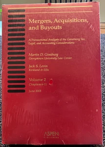 Mergers Acquisitions & Buyouts Martin Ginsburg June 2003 Volume 2 NEW SEALED - Picture 1 of 2
