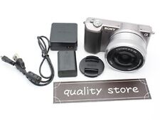 "Near MINT" Sony Alpha a5100 ILCE-5100 silver with E PZ 16-50mm 4100 Shots