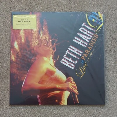 Beth Hart - Live At Paradiso. Music on Vinyl. 180g 2LP New Sealed w/Hype Sticker - Image 1 of 4