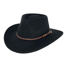 OUTBACK TRADING Men's Broken Hill Crushable Wool Western Hat, All Colors & Sizes
