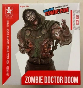 Marvel Zombie Doctor Doom Bust Statue LE 750 Gentle Giant NYCC 2021 EX MIB - Picture 1 of 8