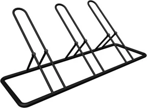 3 Bikes Floor Parking Rack Stand for Bicycle Garage, Heavy Duty Bike Storage Org - Picture 1 of 3