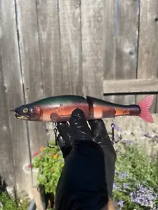 Custom Painted Glide Bait Jointed Claw 230mm Magnum Premium Blank OUTBARB HOOKS - Bild 1 von 6