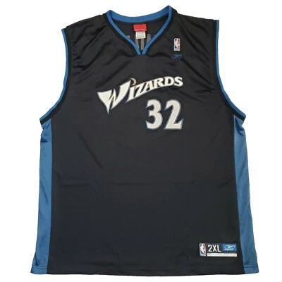 Camiseta De Colección Richard Rip Hamilton Para Hombres 2XL Washington Wizards #32 Negra NBA Foto 1 de 4