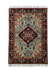 Rug Handmade Kazak, Traditional Oriental Area Afghan Carpet, Hand-Knotted, Wool - Picture 1 of 6