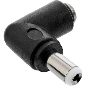 2 x InLine DC Adapter, 5,5 x 2,5mm DC Hohlstecker Stecker / Buchse gewinkelt - Bild 1 von 2