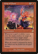 MTG - Red - Grip of Chaos - Scourge - Enchantment