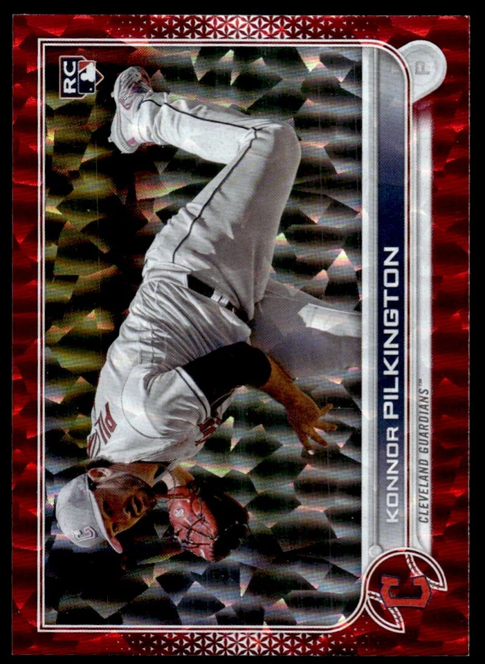 2022 TOPPS RED FOIL /199 Konnor Pilkington Cleveland Guardians #US304 - Image 1 of 2