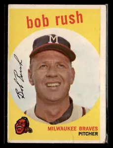 1959 Topps #396 Bob Rush - Picture 1 of 2