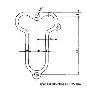 Kohler LOMBARDINI  ED0044000140-S  GASKET - Imagen 1 de 1
