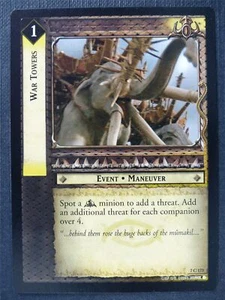 War Towers 7 C 173 - LotR Card #3EO - Picture 1 of 1