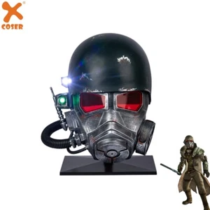 Xcoser Fallout 4 NCR Veteran Ranger Helmet Cosplay Prop Resin Replicas LED Light - Picture 1 of 7