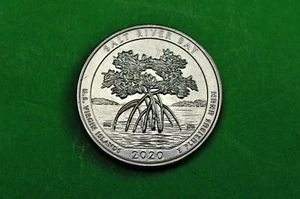 2020-P D S  BU Mint State(Salt River Bay) US National Park Quarters(3 Coins) - Picture 1 of 2