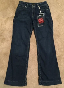 NEW** Women's PZI JEANS Dirty Wash Stretch Jeans Sz 10/ 34R - Picture 1 of 3