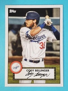 2021 Topps Series 1 '52 Redux Cody Bellinger Los Angeles Dodgers #T52-22 - Picture 1 of 2