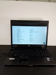 Lot of 2 HP EliteBook 8740W 17" | i7-Q720@1.6GHZ | 10GB RAM | NO OS/CHARGER/HDD - Picture 1 of 21