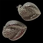 Vintage Run Way Butler Signature Clip On Earrings Silver  Tone w/Crystals