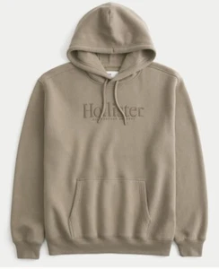 Hollister Herren Hoodie Gr.M Braun Neu Mit Etikett - Bild 1 von 1