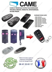 Universalfernbedienung CAME TOP432, TOP434, Waterproof, Tor, Garage - Bild 1 von 3