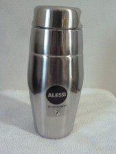 SHAKER AGITATORE ALESSI 50 CL MAZZERI MASSONI DESIGN INOX 18/10 ANNI 70 (CA03)