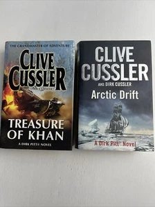 2 x Clive Cussler Thriller Hardcover Books A Dirk Pitt Adventure Novel Free Post - Picture 1 of 6