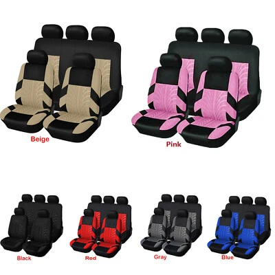 For Acura TLX RDX MDX ILX TSX ZDX Car Seat Covers 5-Seat Full Set Cloth Cushion Foto 1 de 4