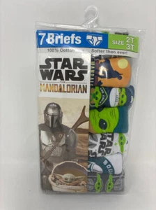 STAR WARS Baby Yoda Mandalorian Underwear Multipacks Sizes 2/3t, 4t, 4, 6, 8, - Picture 1 of 2