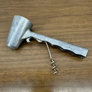 Vintage Bar Boy Bar Drink Helper Utensil Corscrew Bottle Opener Measurer - Bild 1 von 5