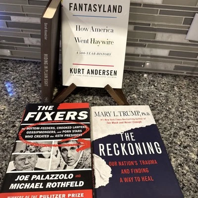 Trump Political Book Lot of 4 HCDJ 1th Mary Trump Sarah Kendzior The Fixers - Image 1 of 4