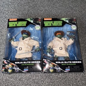Teenage Mutant Ninja Turtles Leo and mikey In Disguise Ninja Elite Series - Picture 1 of 4